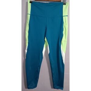 Ideology Womens Yoga Pants Blue Green White Size Medium